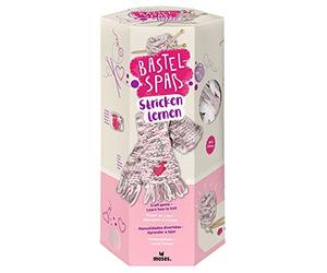 moses. Plaisir de bricolage - Apprendre à tricoter - Kit de tricot avec instructions de tricot illustrées étape par étape - Kit de bricolage pour enfants à partir de 8 ans - Multicolore