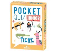 moses. Pocket Quiz Junior - Tiere, Das Kinderquiz mit 100 Fragen und Fakten rund um die spannende Tierwelt, Für Kinder ab 8 Jahren