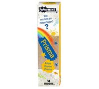 Moses. Prisme de phénomène Mint - Jouet d'expérimentation pour Enfants - Prisme en Verre pour réfraction de la lumière dans de Superbes Couleurs Arc-en-Ciel