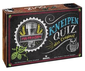moses. Qui pub - Le Jeu Original, Pub Quiz, Jeu de société coopératif pour Adultes en 3 Niveaux de difficulté, Connaissances générales à partir de 16 Ans avec 750 Questions délicates