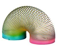 Moses. Rainbow, Spirale rebondissante en métal aux Couleurs Arc-en-Ciel, Jouet d'expérimentation et Jouet Classique pour Enfants, Chemin d'escalier Magique en Spirale Arc-en-Ciel avec diamètre de 6,5