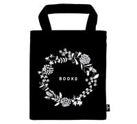 moses. Libri_x 82698 Libri_x Sac de transport en coton pour les amateurs de livres Motif fleurs