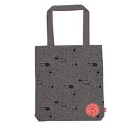 moses. Shopper Pawsitive Vibes Sac en tissu pour les amoureux des chiens 100% coton Violet Env. 39 × 42 cm Idée cadeau adorable avec motif chien