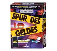 moses. Trace de l'argent - Jeu de Crime innovant avec énigmes analogiques et numériques, Jeu d'évasion avec Histoire captivante pour détectives, Jeu de Puzzle pour Adolescents et Adultes à partir de