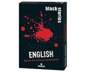 Moses - Verlag 364 - Jeu de société "Black Stories 1" - Version anglaise - Langue : anglais