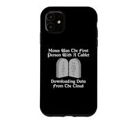 Moses Was The First Person with A Tablet Download from Cloud Coque pour iPhone 11