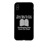 Moses Was The First Person with A Tablet Download from Cloud Coque pour iPhone XS Max
