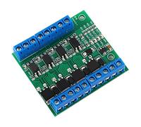 Mosfet 12V 3V Mosfet Pwm 4 Canaux Mos Fet Module Plc Amplificateur Circuit imprimé Pilote Module 3 20V à 3.7 27Vdc 10A,arduino mosfet driver 4 channel module pwm