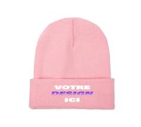MOSGDBV Beanie Personnalisable pour Unisexe CréEz Votre Bonnet Cap avec Photo Texte Bonnet Thermique PersonnaliséE IdéAl pour L’Hiver, Le Quotidien & comme Cadeau Personnalisé/IdéE Cadeau