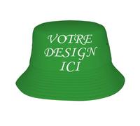 MOSGDBV Chapeau personnalisé Bob Personnalisable de Plage et Été - Ajoutez Un Logo ou Texte -Chapeau bob Idée Cadeau Drôle pour Amis et Famille