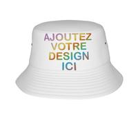 MOSGDBV Chapeau personnalisé Bob Personnalisable Safari et Aventure - Créez Un Bob Unique avec Texte, Logo ou Image Chapeau bob - Cadeau Amusant pour Voyage et Sport