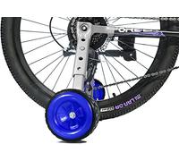 MOSHAY Passez la souris sur l'image pour zoomer Roues d'entraînement de vélo pour enfant de 16, 18, 20, 22, 24 pouces à taille variable (bleu)