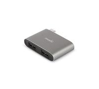 Moshi 99MO084214 USB 3.0 (3.1 Gen 1) Type-C 5000Mbit/s Gris hub & concentrateur - Hubs & concentrateurs (USB 3.0 (3.1 Gen 1) Type-C, USB 3.0 (3.1 Gen 1) Type-A, 5000 Mbit/s, MacBook Pro (15-inch) MacBook Pro (13-inch, Four Thunderbolt 3 Ports) MacBook Pro (13-inch, Two..., USB, Gris)