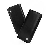 Moshi Etui Portefeuille Ouverture pour iPhone X Noir
