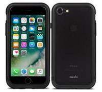 moshi Luxe - Coque de protection pour téléphone portable - aluminium, acrylique - noir Noir G