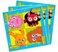 Moshi Monsters - Logo - Lot de 16 serviettes - 2 plis, papier SG27403 (taille unique) (Coloré)
