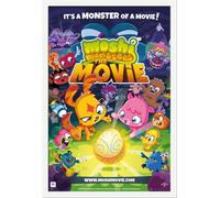 Moshi Monsters - Poster - Movie - One Sheet + cadre interchangeable, Shinsuke® Maxi MDF blanc, vitre acrylique