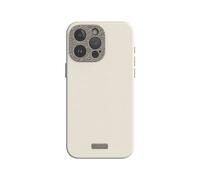 Moshi Napa MagSafe - Housse en cuir pour iPhone 15 Pro Max (Eggnog White)
