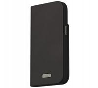 Moshi Overture MagSafe - Étui 3-en-1 en cuir pour iPhone 15 (Noir minuit)