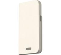 Moshi Overture MagSafe - Étui en cuir 3 en 1 avec rabat pour iPhone 15 Pro Max (Eggnog White)