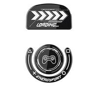 MOSHOU Patins de souris en verre compatibles avec la souris de jeu sans fil Logitech G Pro X Superlight, bords arrondis incurvés, remplacement parfait des pieds de souris en verre, semelle super