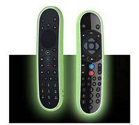 MOSHOU Protection Compatible avec la Plus récente télécommande Sky Q EC201/EC202 2020 Ajustement d'un Gant Protection en Silicone Couverture Antichoc avec dragonne Anti-Perte (Vert&Blanc)
