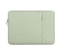 MOSISO 13,3 Pouces Ordinateur Portable,Compatible avec MacBook Air/Pro 13 / Pro 14 HP Dell ASUS Lenovo Notebook,HP Dell ASUS Lenovo Notebook,13-13.3" Housse Verticale en Polyester,Sage Vert