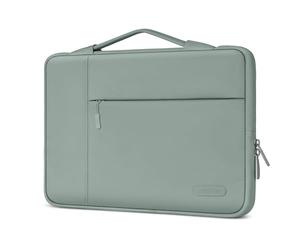 MOSISO 15 Pouces Housse Ordinateur Portable avec Poignée,Vert Antique | Compatible avec MacBook Air 15 Pouces M5 M4 M3 M2 2026-2023,Dell XPS 15 Plus,Sacoche Multifonction en Polyester