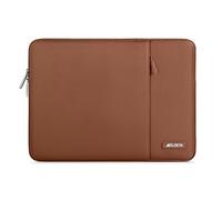MOSISO 16 Pouces Housse Ordinateur Portable avec 15-15,6",Compatible avec MacBook Pro 16 M5 M4 M3 M2 M1,HP Acer Dell Lenovo ASUS,Laptop Sleeve Polyester Verticale Sac avec Poche,Brun Caramel