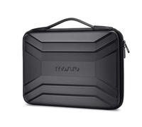 MOSISO 17-17,3 Pouces Housse Ordinateur Étanche Antichoc avec Poignée | Sac de Protection EVA Forme Trapèze Symétrique,Compatible avec MacBook Dell HP Lenovo Asus Acer Notebook,Noir