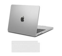 MOSISO Compatible avec MacBook Air 13,6 Pouces Coque M4 M3 M2 A3240 A3113 A2681 Touch ID,pour MacBook Air 13 Pouces Coque Rigide 2025 2024 2023 2022 Release & Housse Clavier,Frost
