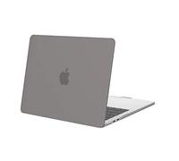 MOSISO Compatible avec MacBook Air 13 Pouces Coque M4 M3 M2 2025-2022 Touch ID Liquid Retina de 13,6 Pouces, Coque Protection Rigide pour Mac Air M4 M3 M2 13 A3240 A3113 A2681,Gris
