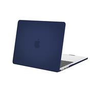 MOSISO Compatible avec MacBook Air 13 Pouces Coque M4 M3 M2 2025-2022 Touch ID Liquid Retina de 13,6 Pouces, Coque Protection Rigide pour Mac Air M4 M3 M2 13 A3240 A3113 A2681,Bleu Marin