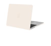MOSISO Compatible avec MacBook Air 13 Pouces Coque M4 M3 M2 2025-2022 Touch ID Liquid Retina de 13,6 Pouces, Coque Protection Rigide pour Mac Air M4 M3 M2 13 A3240 A3113 A2681,Beige