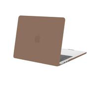 MOSISO Compatible avec MacBook Air 13 Pouces Coque M4 M3 M2 2025-2022 Touch ID Liquid Retina de 13,6 Pouces, Coque Protection Rigide pour Mac Air M4 M3 M2 13 A3240 A3113 A2681,Caramel Marron