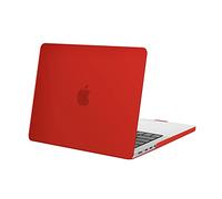 MOSISO Compatible avec MacBook Pro 14 Pouces M5 M4 M3 M2 M1 2026-2021 Pro/Max, Protecteur Plastique Coque pour A3426 A3427 A3434 A3112 A3185 A3401 A2918 A2992 A2779 A2442,Rouge