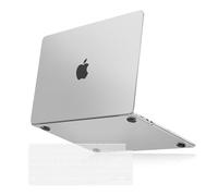 MOSISO Coque Compatible avec MacBook Air 13,6 Pouces M4 M3 M2,2025 2024 2023 2022 (A3240 A3113 A2681) avec Touch ID,Ultra Fine d'origine Étui de Protection&Couvercle de Clavier,Translucide