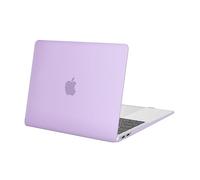 MOSISO Coque Compatible avec MacBook Air 13 Pouces M1 A2337 A2179 A1932, Coque Rigide Protège Compatible avec MacBook Air 13 Pouces 2021 2020 2019 2018 Retina Display Touch ID, Violet Clair