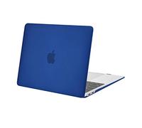 MOSISO Coque Compatible avec MacBook Air 13 Pouces M1 A2337 A2179 A1932, Coque Rigide Protège Compatible avec MacBook Air 13 Pouces 2021 2020 2019 2018 Retina Display Touch ID, Bleu Royal