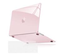 MOSISO Coque Compatible avec MacBook Air 13 Pouces M4 M3 M2 (A3240/A3113/A2681) 2022-2025,Dépasser Beauté Naturelle Étui Rigide Plastique Protection pour MacBook Air 13,6&Housse Clavier,Rose Craie