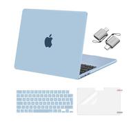 MOSISO Coque Compatible avec MacBook Air 13 Pouces M5 M4 M3 M2 2026-2022