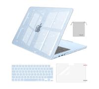 MOSISO Coque Compatible avec MacBook Air 13 Pouces M5 M4 M3 M2 2026-2022