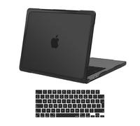 MOSISO Coque Compatible avec MacBook Air 13 Pouces M5 M4 M3 M2 2026-2022 | Coque Rigide TPU Souple Anti-Craquement&Anti-Traces Doigts&Clavier,Pour MacBook Air 13,6" A3449 A3240 A3113 A2681,Noir