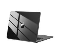 MOSISO Coque Compatible avec MacBook Air 15 Pouces 2025 2024 2023 Release M4 A3241 M3 A3114 M2 A2941,Surpasser Beauté Naturelle Coque Plastique Protectrice,Noir Cristal