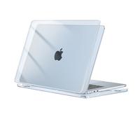 MOSISO Coque Compatible avec MacBook Air 15 Pouces M4 M3 M2 A3241 A3114 A2941 avec Liquid Retina 15,3 Pouces & Touch ID,Coque Protection Rigide pour Mac Air 15 2025 2024 2023 Release,Bleu Ciel Cristal