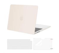 MOSISO Coque Compatible avec MacBook Air M4 M3 M2 13 Pouce A3240 A3113 A2681 2026-2022,Étui Rigide Housse de Protection pour MacBook Air 13,6 &Clavier&Protecteur D'écran,Beige