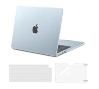 MOSISO Coque Compatible avec MacBook Air M4 M3 M2 13 Pouce A3240 A3113 A2681 2026-2022,Étui Rigide Housse de Protection pour MacBook Air 13,6 &Clavier&Protecteur D'écran,Bleu Ciel