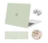 MOSISO Coque Compatible avec MacBook Pro 13 2024-2016 M2 M1 A2338 A2251 A2289 A2159 A1989 A1708 A1706,Coque Rigide Plastique&Housse de Clavier&Décalques PC Portable&Adaptation Type C,