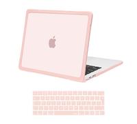 MOSISO Coque Compatible avec MacBook Pro 13 M1 M2 2026-2016,Rose | Coque Rigide avec Pare-Chocs TPU Anti-Crackage Anti-Doigt & Housse Clavier,Pour A2338 A2251 A2289 A2159 A1989 A1708 A1706