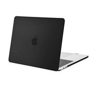 MOSISO Coque Compatible avec MacBook Pro 13 Pouces 2024 2023 2022-2016 M2 M1 A2338 A2289 A2251 A2159 A1989 A1706 A1708 avec/sans Touch Bar, Étui de Protection Plastique Case Rigide, Noir